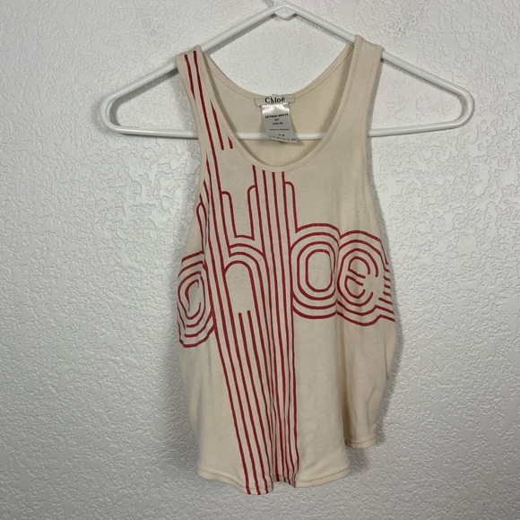 Chloe Tops - Vintage Chloe Crop Tank Top Small